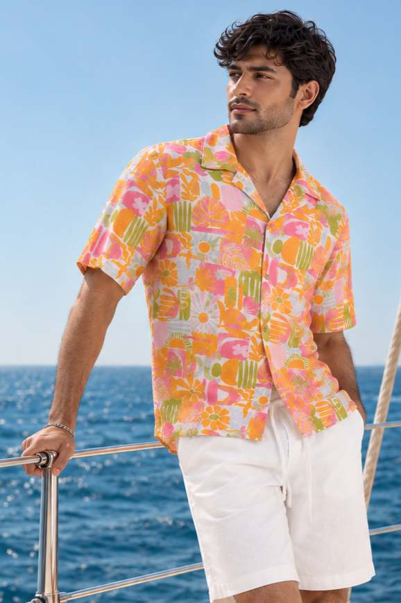 Tropical Print Shirt