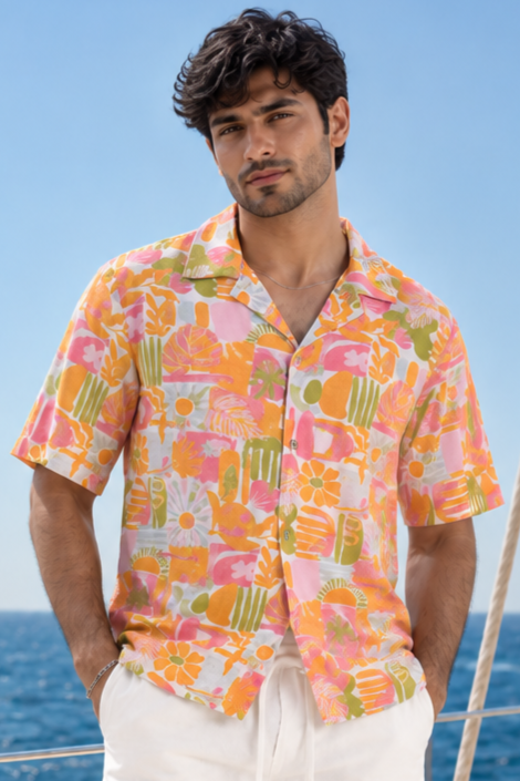 Tropical Print Shirt